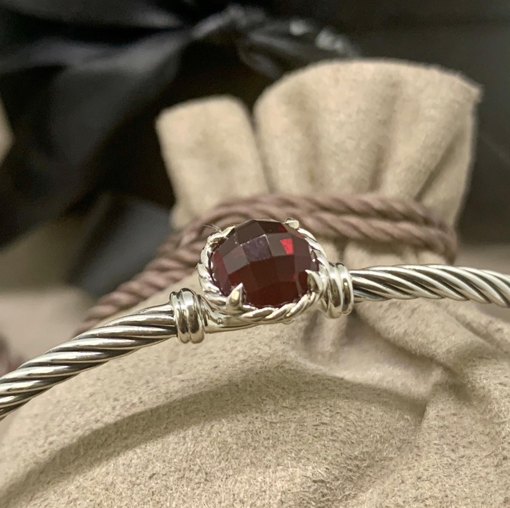 David Yurman Chatelaine Bracelet Garnet